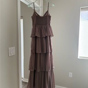 Birdy Grey Layered Mauve Dress